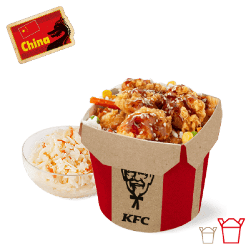 Zestaw Ryż i Bites Sweet Chilli Grande