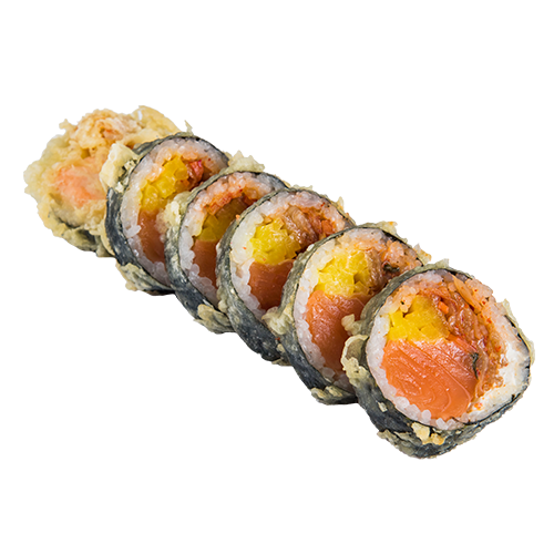 Futo łosoś kimchi Philadelphia w tempurze