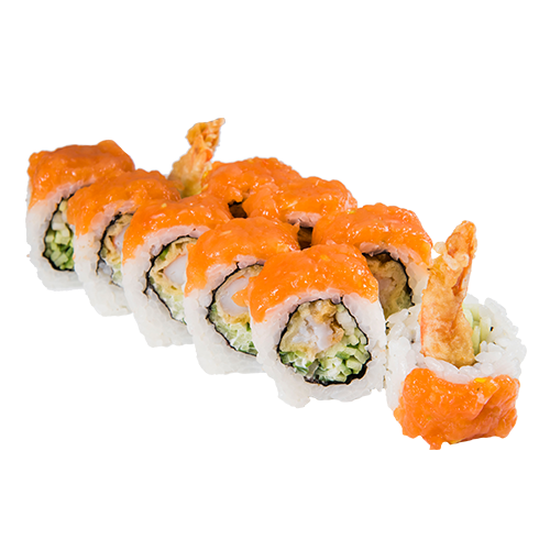 California Gold Krewetka w tempurze z tatarem z łososia