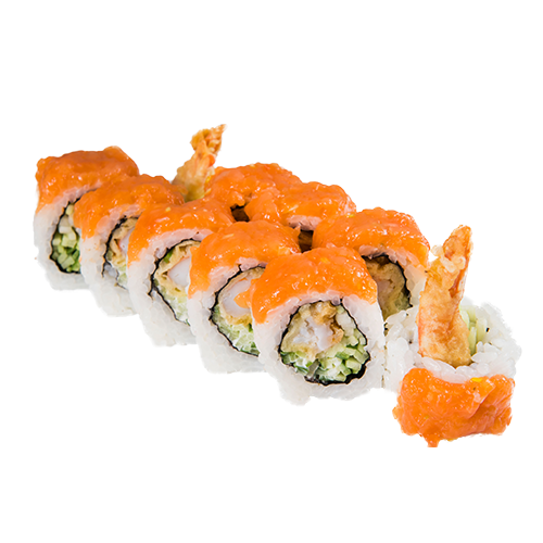 California Gold Krewetka w tempurze z tatarem z łososia