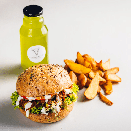 Zestaw Burger Vegan Pastrami