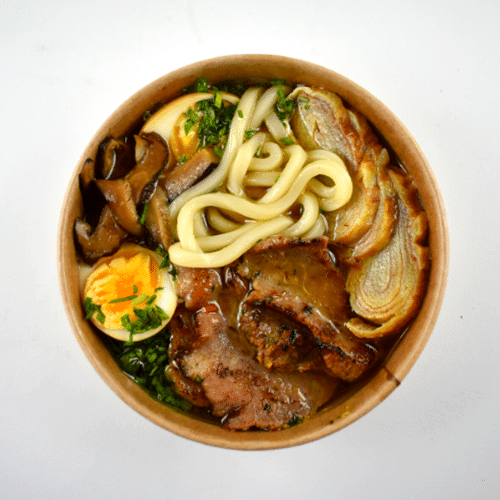 Beef broth udon