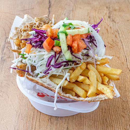 Kebab amerykański duża bułka