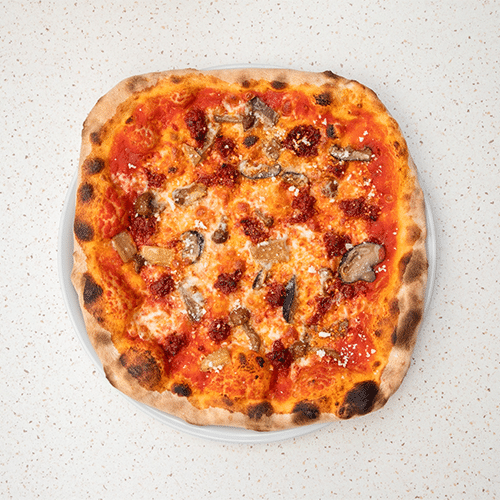Pizza Calabria z prawdziwkami