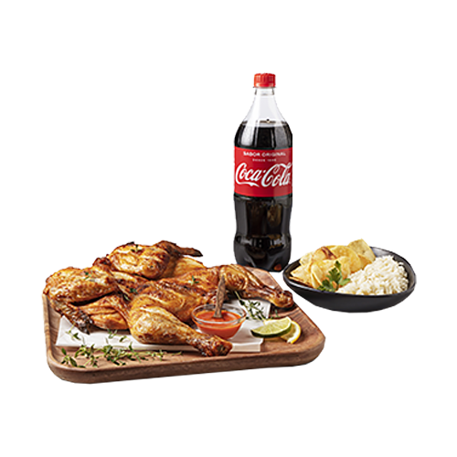 Menu frango assado