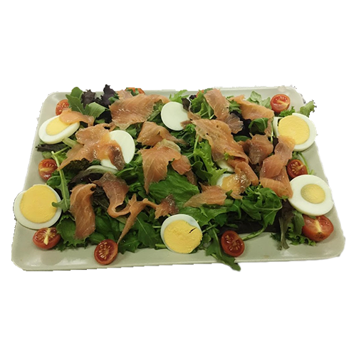 Salmão fumado