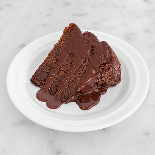 O bolo de chocolate
