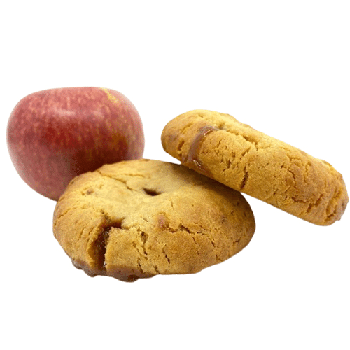 Cookies de maçã com caramelo (2 unidades)
