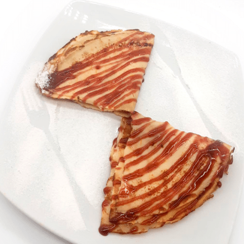 Clatite cu dulceata de fructe