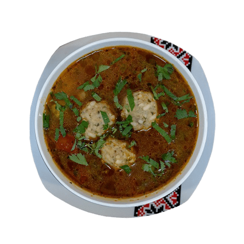 Meatballs broth