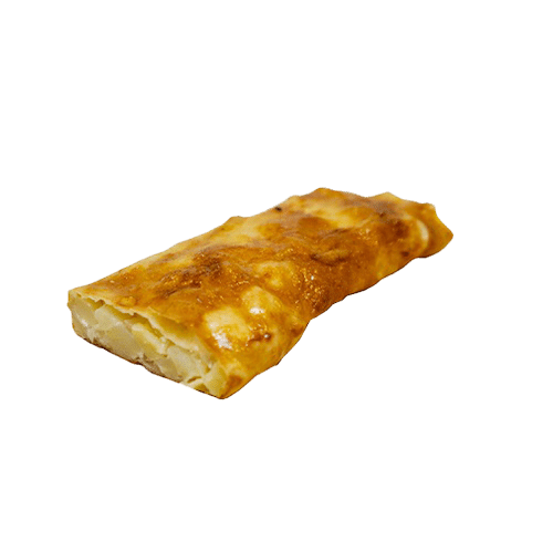 Pie with potatoes and sheep cheese