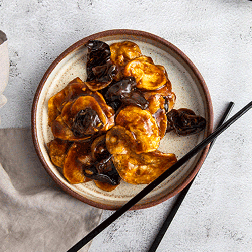 Potatoes with Wood Ears (with garlic)