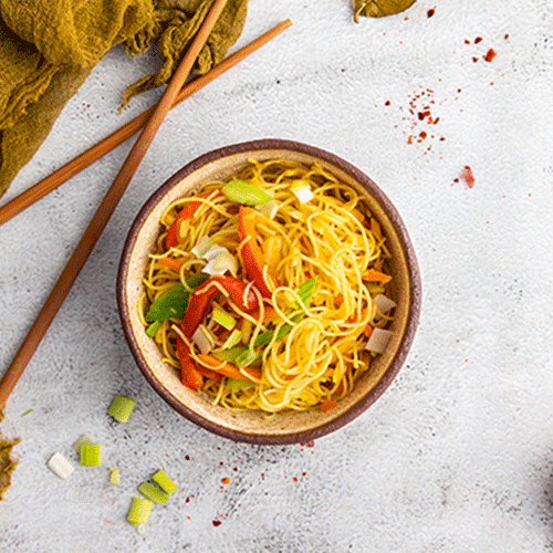 Noodles with vegetables