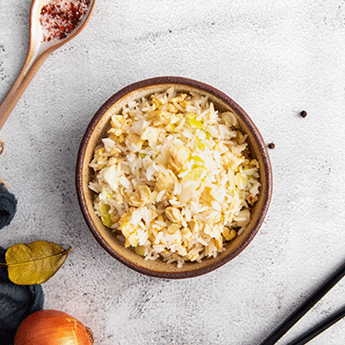 Rice with egg