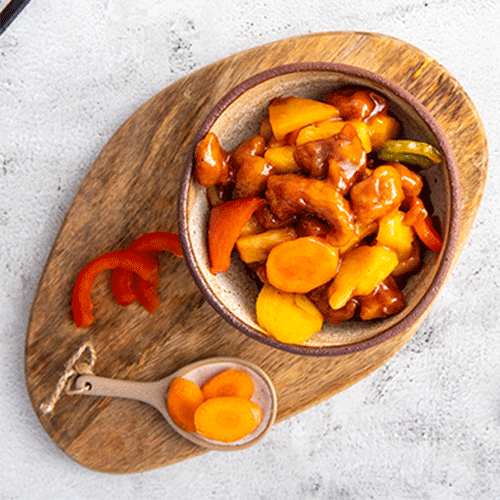 Pork with pineapple