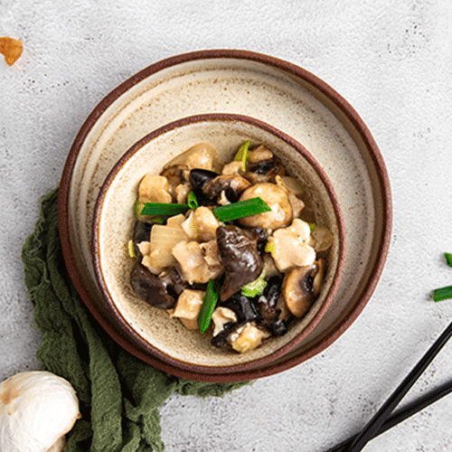 Chicken with mushrooms