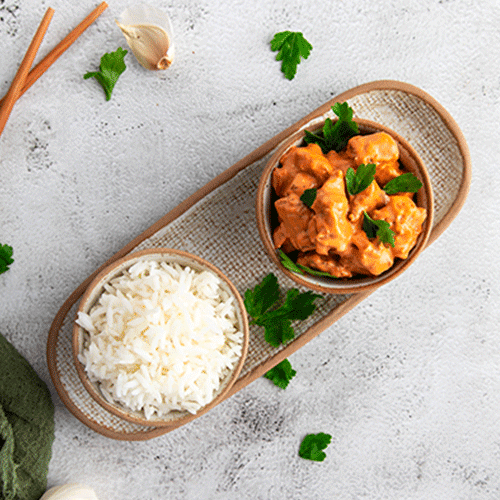 Tikka Masala Chicken with rice
