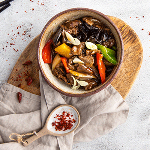 Beef in oyster sauce