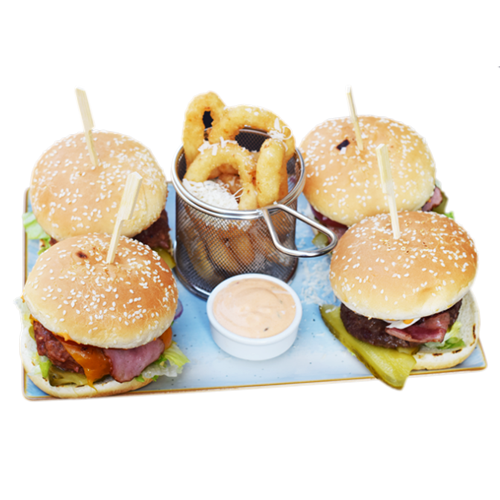 Family burger 4 mini burger
