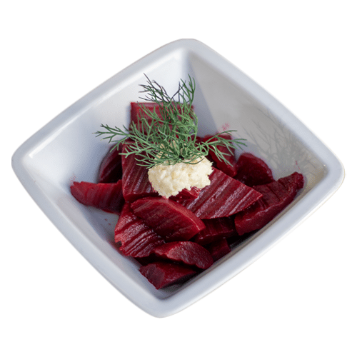 Beet and horseradish salad