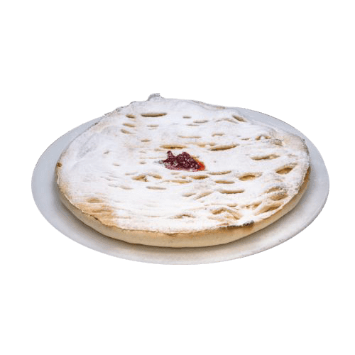 Cottage cheese pie with raisins