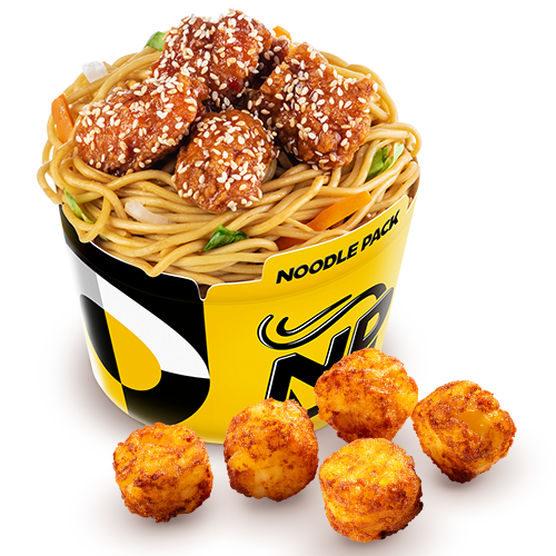 Buffalo Chicken Noodle Pack + Snack Hash Bites