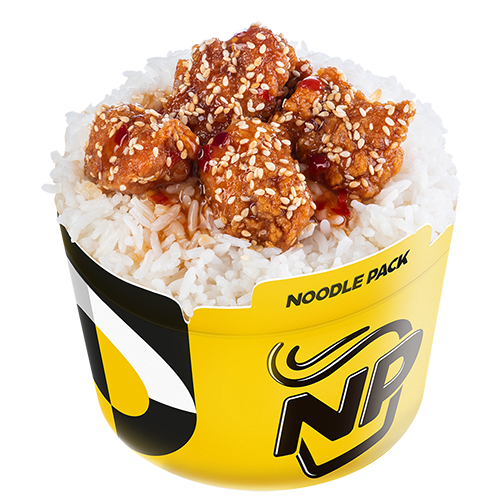 Rice pack buffalo chicken