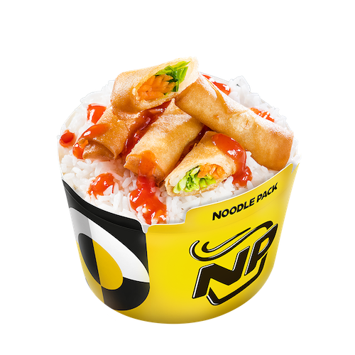 Spring Rolls Rice Pack